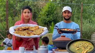 Afghani Chicken Recipe with Tandoori Naan I A Nextlevel Treat at Home in the Village I ASMR I