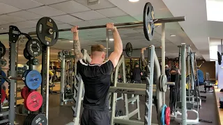 Overhead Press 60kg x 8 reps, at 83kg bodyweight