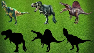 CUTE ANIMALS Dinosaurs Tyrannosaurus, Spinosaurus, Theropod 귀여운 동물 공룡 티라노사우르스, 스피노사우르스, 수각류
