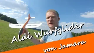 Aldi Wurfgleiter , Minisegler , Glider von Jamara - wie fliegt der Flieger aus der Verpackung?