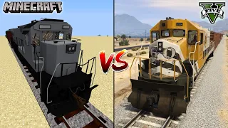 MINECRAFT TRAIN VS GTA 5 TRAIN - SPECIALLY FOR 1 MILLION SUBSCRIBERS