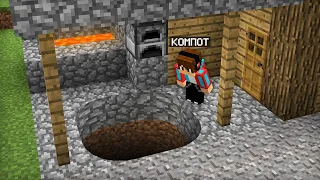 ОТКУДА У МЕНЯ ДОМА ЭТА ЯМА В МАЙНКРАФТ | Компот Minecraft