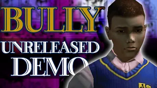 Bully (PS2) - The Unreleased, Private Demo Version.... (Lost Media)