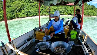 PUAS!!! MANCING MASAK MAKAN DAN MANDI DI PULAU YANG INDAH - DAY 2 PART 1