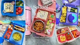 School lunch weekly lunch compilations: Bluey, stitch, hello kitty, cute bear, and kitty’s theme.