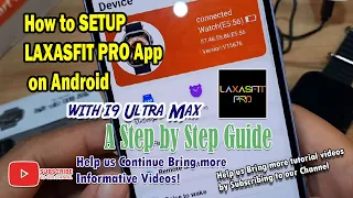 How to Pair i9 Ultra Max Smartwatch to Laxasfit Pro App on Android