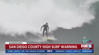 San Diego County High Surf Warning