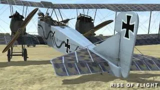 Gotha G.V demo flight in "Rise Of Flight"