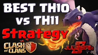 Clash of Clans | Best TH10 vs TH11 Strategy - Dragon Attack