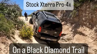 Stock Xterra Pro-4x Doing a Black Diamond Trail | 2N17X Old Pilot Rock Trail