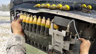 Reloading US Powerful AH-64 Chaingun With Hundreds of Scary Rounds