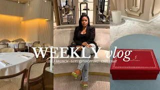 VLOG | GIRLY CATCH UP + LUXURY SHOPPING  | NEW IN ZARA + VICTORIA BECHAM + MANGO | Edwigealamode