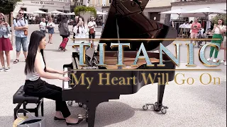 Titanic - My Heart Will Go On (Piano Cover) (Sheet Music) | Céline Dion | Street Piano | YUKI PIANO