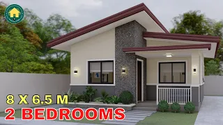Amazing Simple House Design Idea with 2 Bedrooms