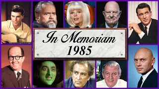 In Memoriam 1985: Famous Faces We Lost in 1985