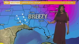 Forecast: Chilly and breezy today