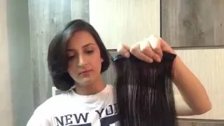 How to wear Clip On Hair Extensions - by Velvet Extensions India