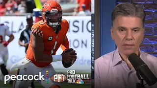 Justin Fields makes ‘dangerous comment’ about Bears’ coaching staff | Pro Football Talk | NFL on NBC