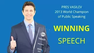 Pres Vasilev | World Champion of Public Speaking (2013)