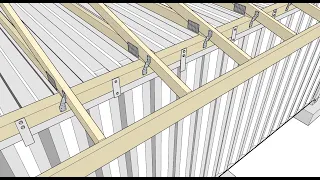 Building a Roof Over Shipping Containers - Part 3 of 3 - Details