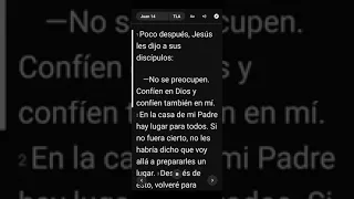 Evangelio de Dios para tu salvación.      Juan:      Capítulo 14     Versículo 1-31