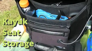 Kayak seat storage