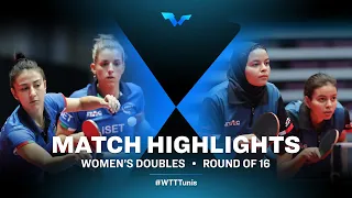 Piccolin Giorgia/Vivarelli Debora vs Alhodaby Mariam/Alhodaby Marwa | WTT Contender Tunis | WD | R16