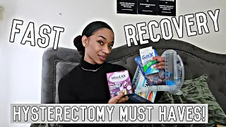 HYSTERECTOMY MUST HAVES| HYSTERECTOMY RECOVERY ITEMS TO KEE NEAR YOUR BEDSIDE
