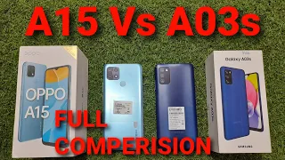 Samsung A03s Vs Oppo A15 Full details|Oppo A15 Vs Samsung A03s Review| A03s Vs  A15 Full Comperision