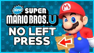 I tried beating New Super Mario Bros. U DELUXE without PRESSING LEFT !