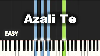 Azali Te | EASY PIANO TUTORIAL BY Extreme Midi