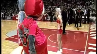 Houston Rockets Clutch the Bear's Angel-Devil skit