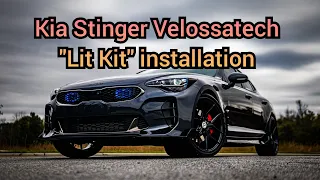 Kia Stinger Velossatech BIG MOUTH "Lit Kit" Installation