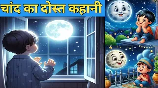 चांद का दोस्त कहानी| एक छोटे बच्चे और चांद की दोस्ती की कहानी|Hindi kahani| Kahaniyan|ML Stories