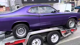 1971 Plymouth Duster 340 delivery to Nick’s Garage