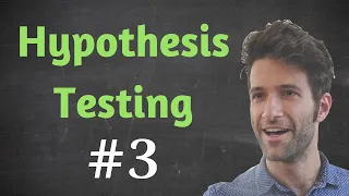 Hyp testing #3: Testing for μ when σ is unknown