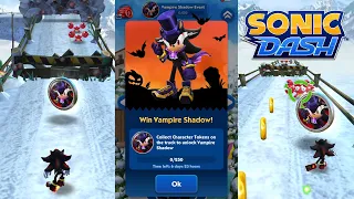 Unlock Vampire Shadow || Sonic Dash || Speed Up Play for Best Experience