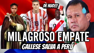 GALLESE SALVA A PERU... Y A REYNOSO || PARAGUAY VS PERU FECHA 1 || UN PARTIDO PARA OLVIDAR #futbol