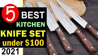 Best Kitchen Knife Set  2021 🏆 Top 5 Best Kitchen Knife Set under $100 [REVIEW]