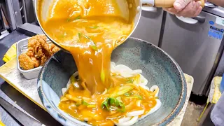 Unbelievable Best Selling Curry Udon！Super Fast Udon Restaurant that Satisfies the Hungry Workers