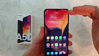 Samsung Galaxy A50 4/64 Gb SM-505F распаковка и обзор