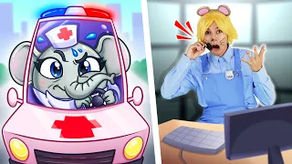 Ambulance Rescue Team 🚑 Doctor Hero Songs For Kids 🚨 Nursery Rhymes