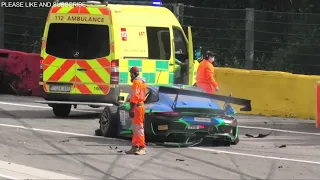 24 Hours of Spa 2021 Horrific CRASH involving Jack Aitken, Franck Perera, Davide Rigon & Kevin Estre