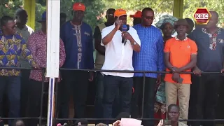 Governor Wycliffe Oparanya took azimio la umoja brigade campaigns to teso south, Busia county