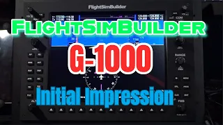 FlightSimBuilder | G-1000 | Initial Impression | vs Air Manager | MSFS