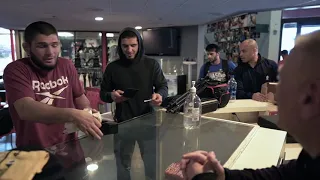 Islam Makhachev and Khabib Fan Mail Lets Go Sushi Time