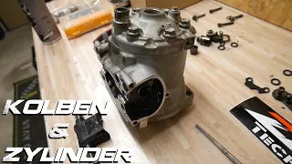 🔧  Winterprojekt 2022 Teil 1 🔧 Kolben & Zylinder 🔧  Verschleiß nach 30 Stunden 🔧