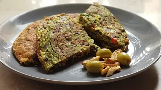 Healthy Mushroom Omelette With Cottage Cheese - املت قارچ و پنیر دلی کوک