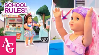 End Of Summer Glam Bash Pool Party! |EP 1 | American Girl Adventures: School Rules! | NEW SERIES ✨