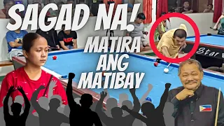 Sagad na!huling Laban nila! Babaeng tirador Rica Rendal 🆚 Taba |race 5|10 Ball